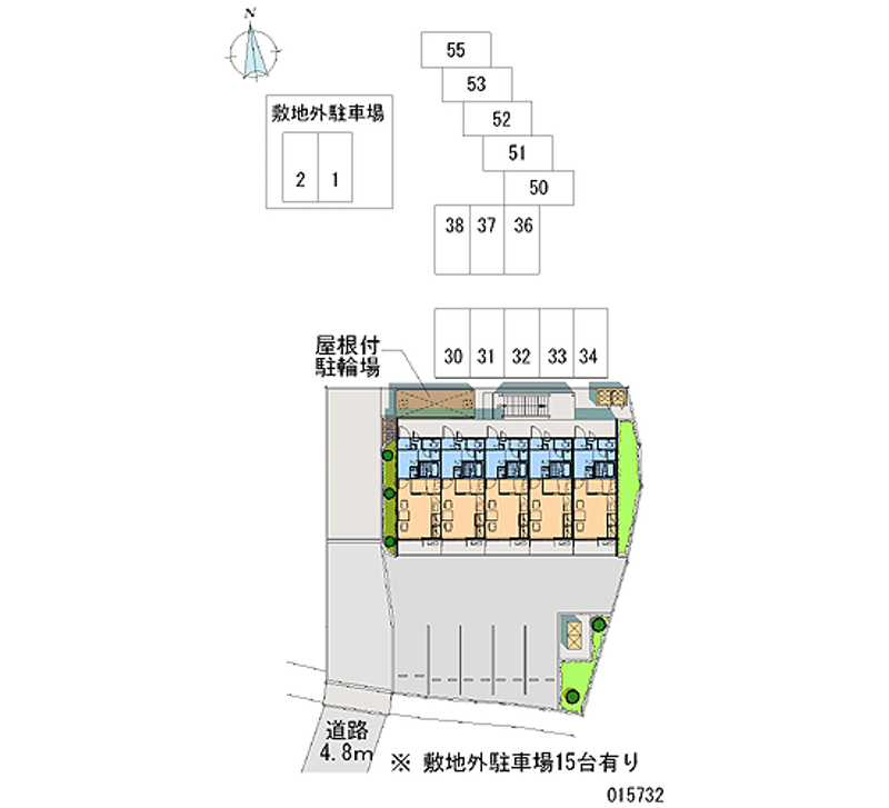 15732 Monthly parking lot