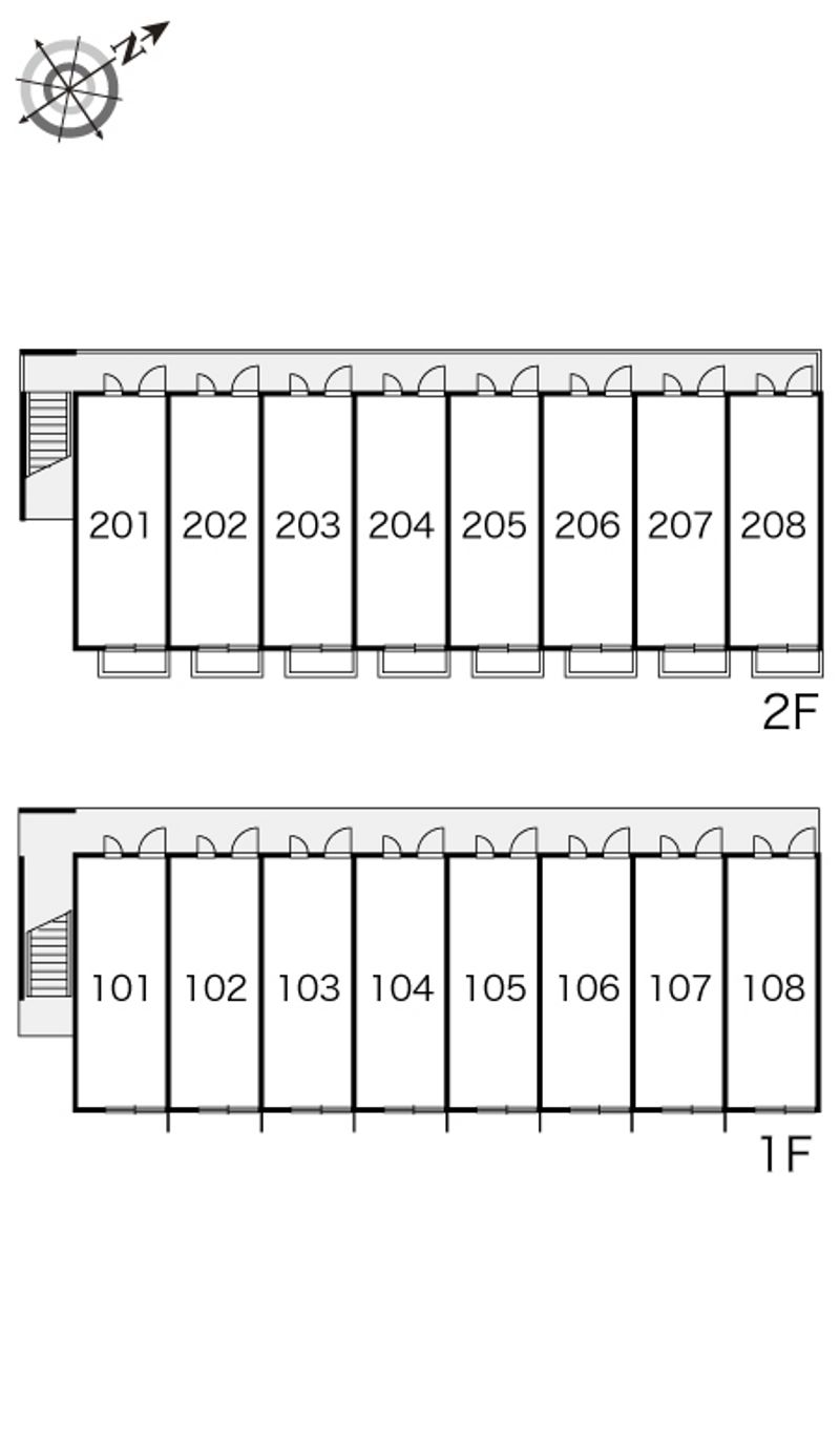レオパレスサニーホームズ 間取配置図