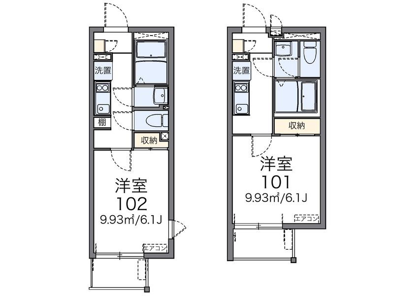 レオネクストＮＡＧＯＭＩ 間取図