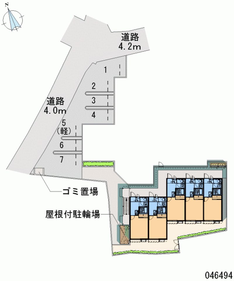 レオパレストゥー　ル　モンドⅡ 月極駐車場