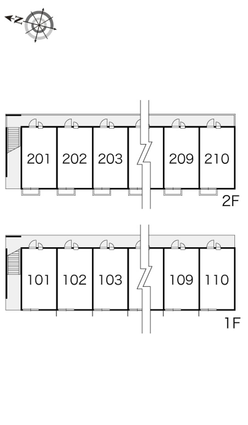 レオパレスプラチナ 間取り配置図