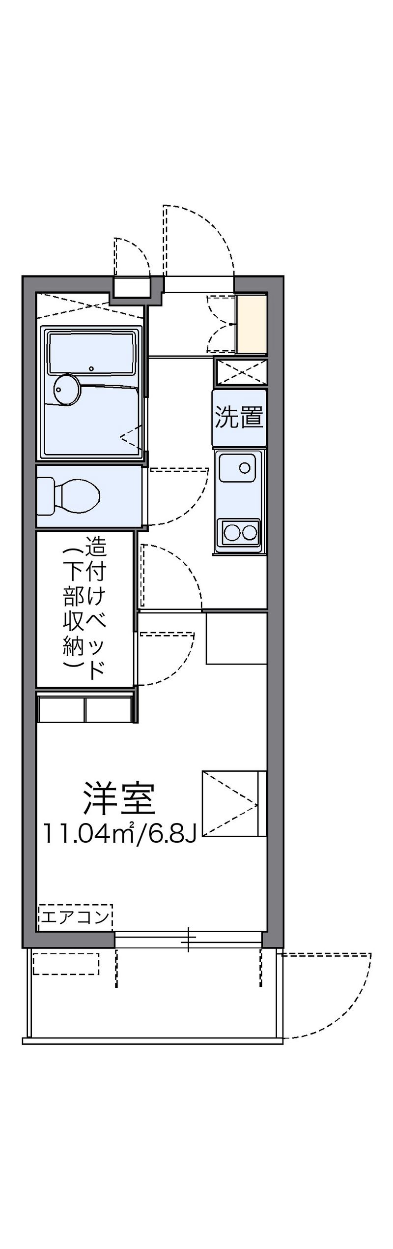 leopalace TANASE Floor plan