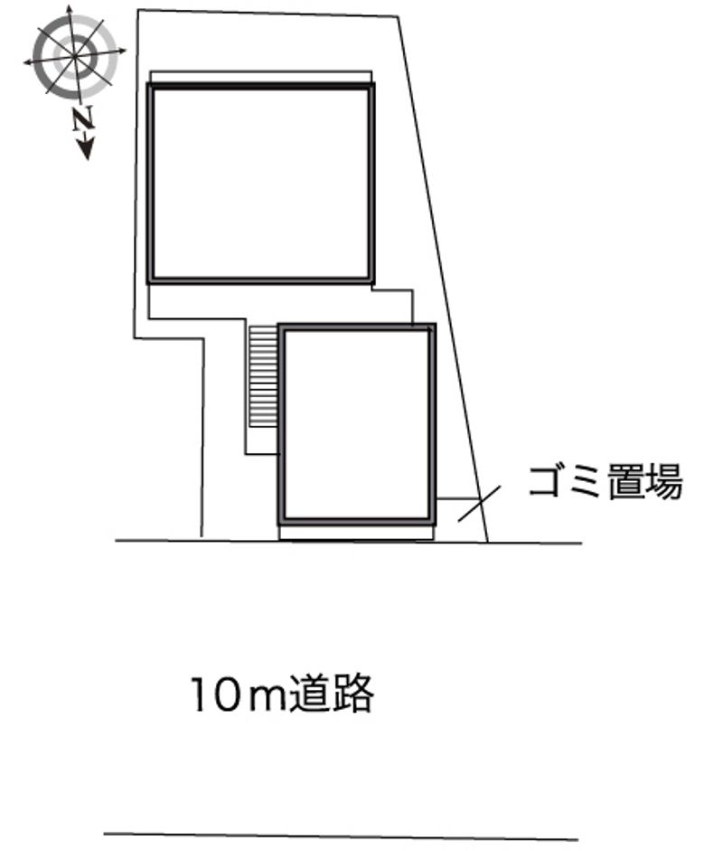 レオパレスみかげ 配置図