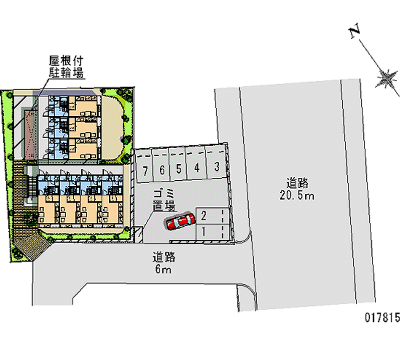 17815月租停車場