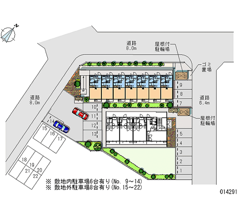 14291 Monthly parking lot