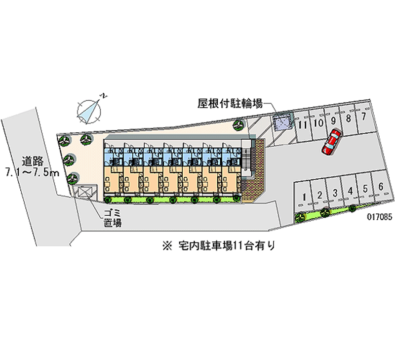 17085月租停車場