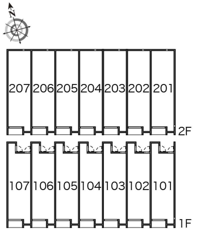 レオネクストボヌールＨ 間取配置図