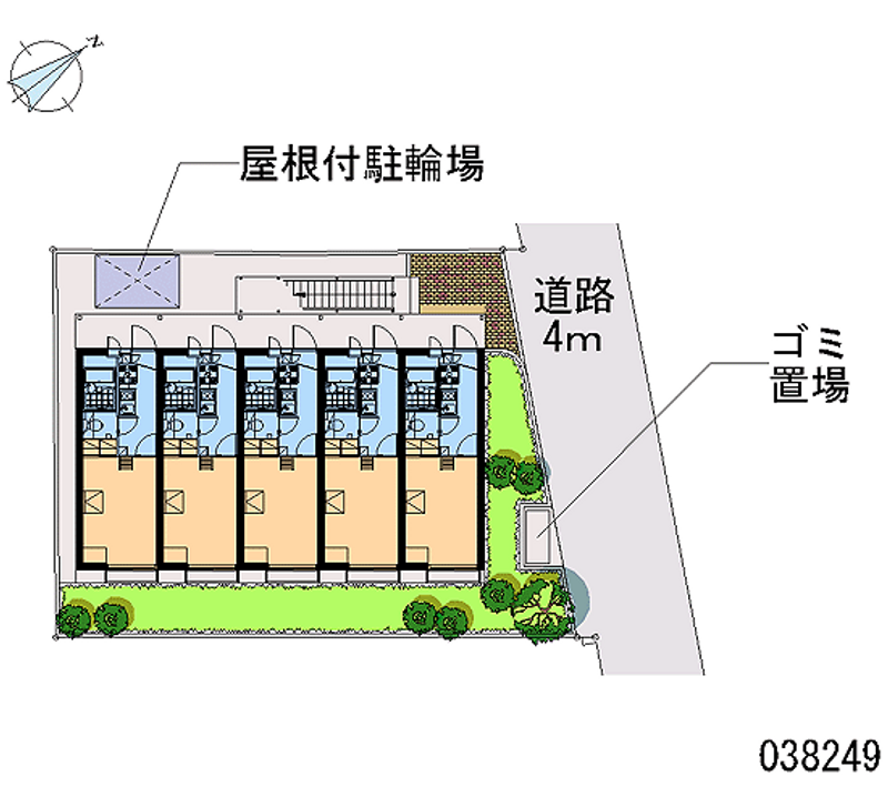 レオパレス大学通り 区画図