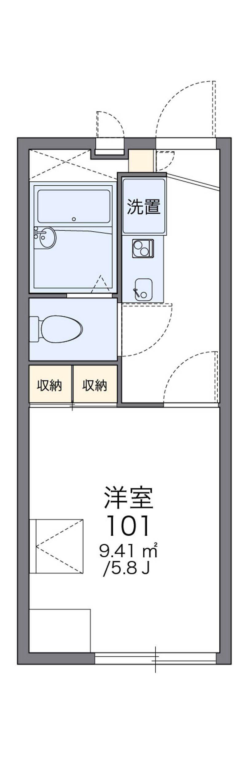 レオパレス福寿 間取図