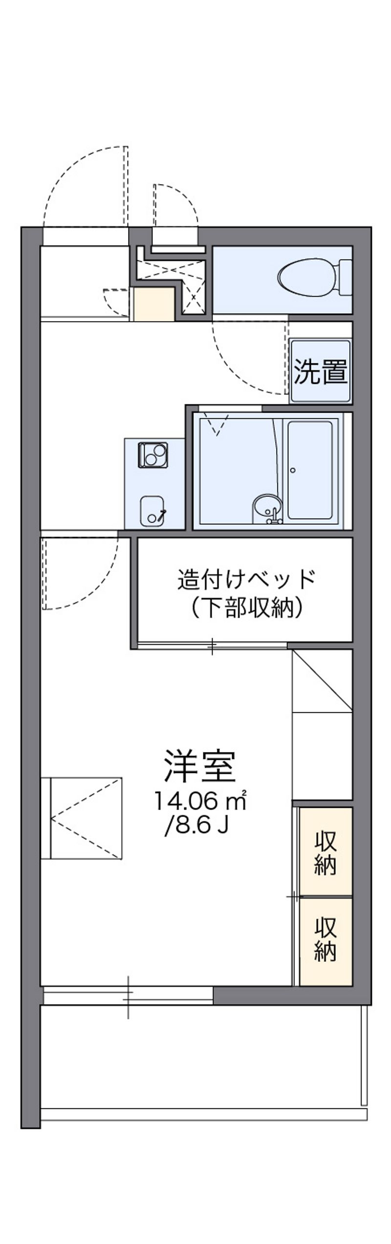レオパレス畑山 間取図