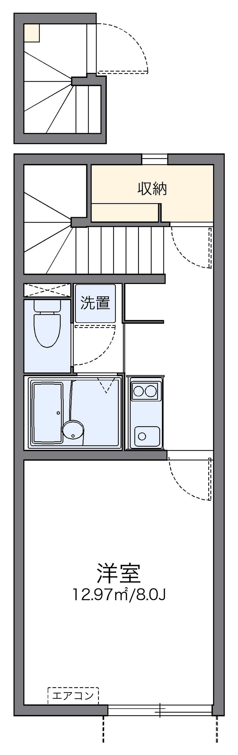LEONEXT Nishi Tsuda 户型图