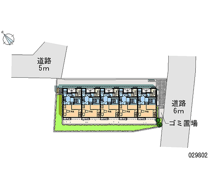 レオパレス八ヶ崎 区画図