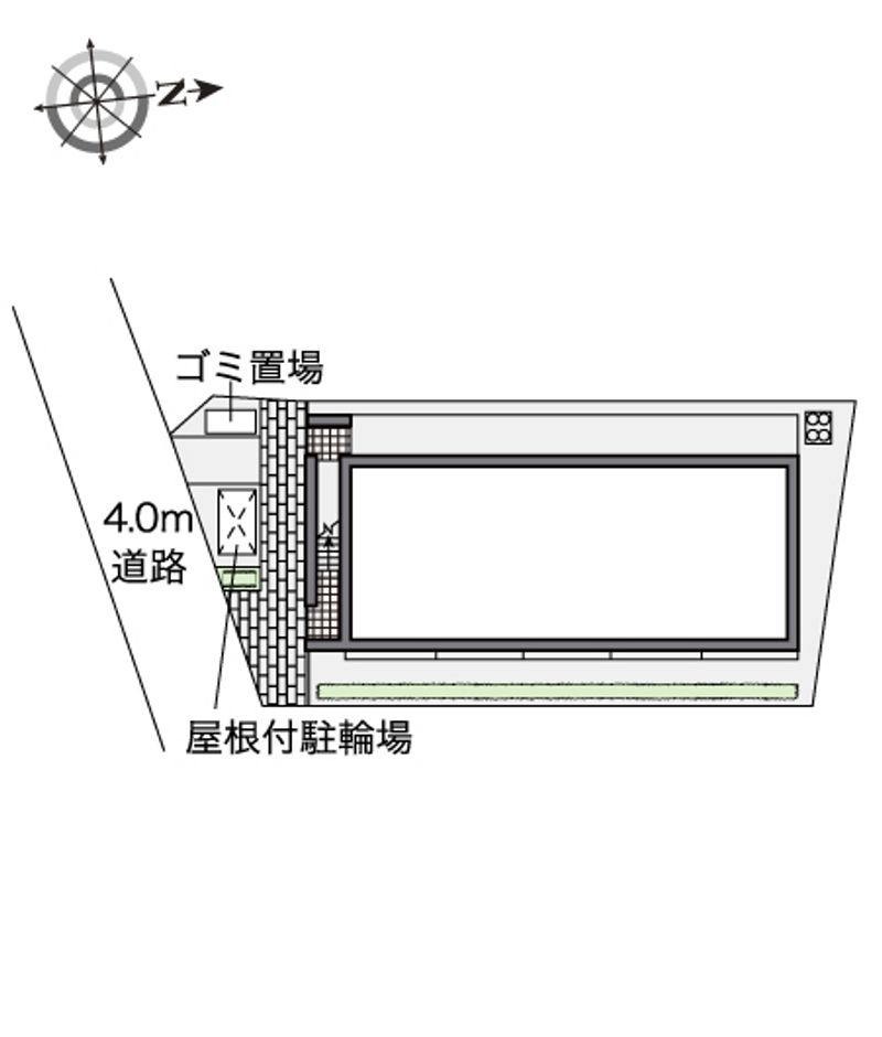 レオパレスＬＵＣＫⅡ 配置図