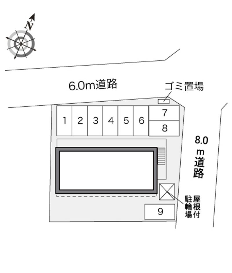 レオパレスＺＥＲＯ 配置図