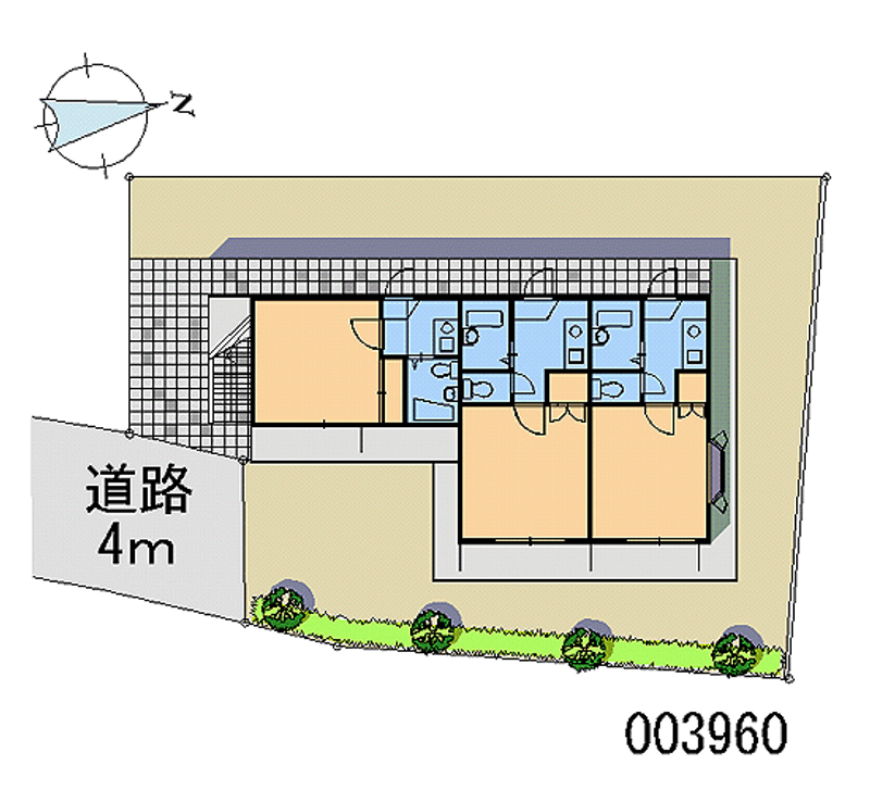 レオパレスサングリーン 区画図