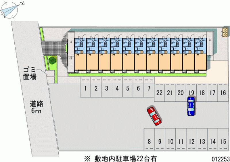 レオパレス茜 月極駐車場