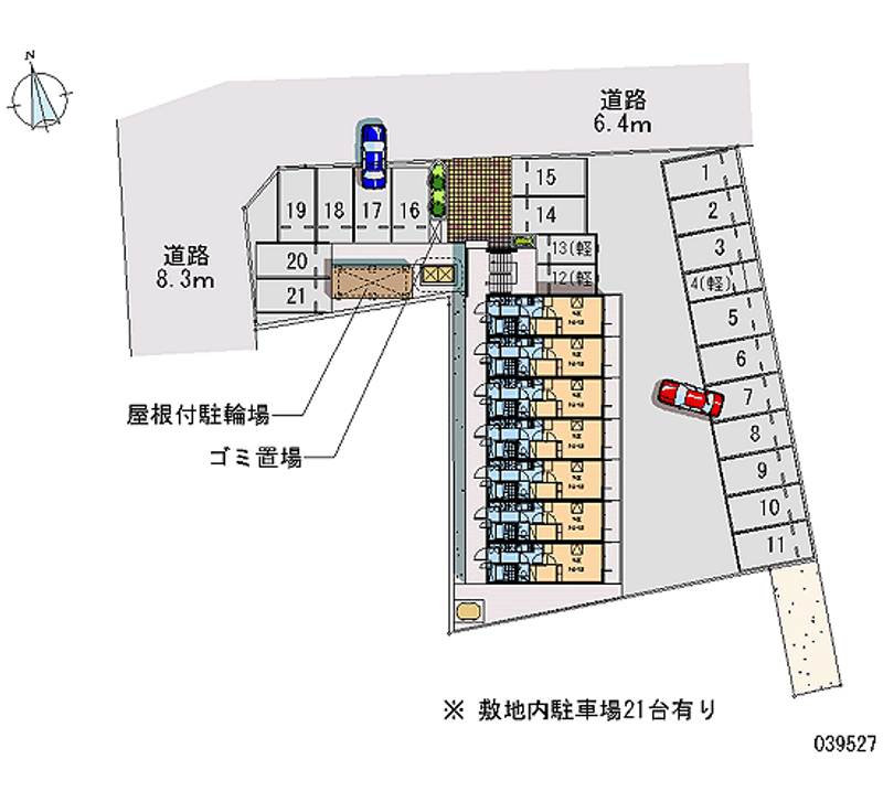 39527 Monthly parking lot