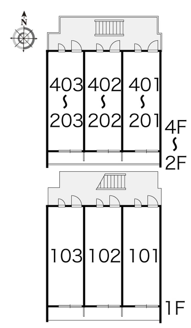レオパレスベルメゾン 間取配置図