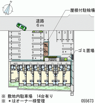 55673 Monthly parking lot