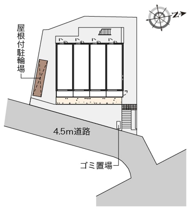 クレイノ樽崎Ⅱ 配置図