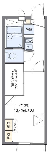 レオパレスエクセルパートⅦ 間取り図