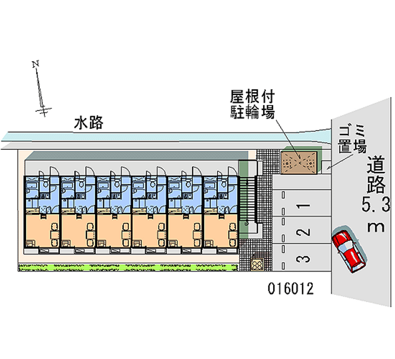 レオパレスＮＡＺＵＫＡ 月極駐車場