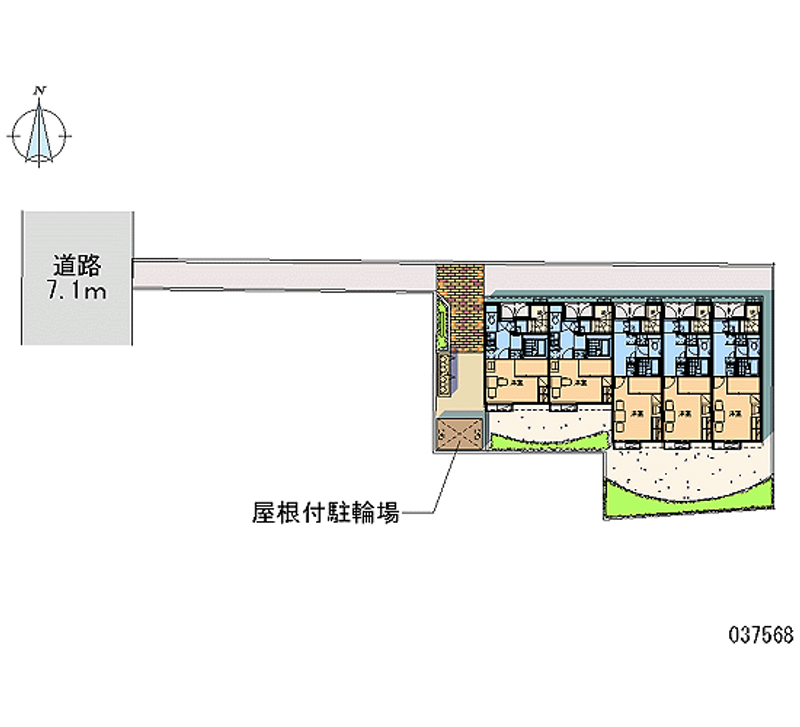 レオパレスゴンシュテルン 区画図
