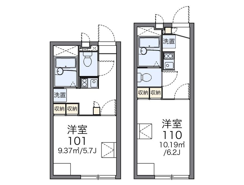 レオパレスガーデンコートＪ 間取図