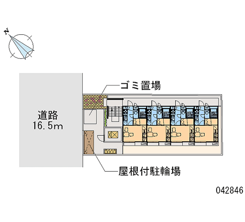 レオパレスヴァンサンカン 区画図