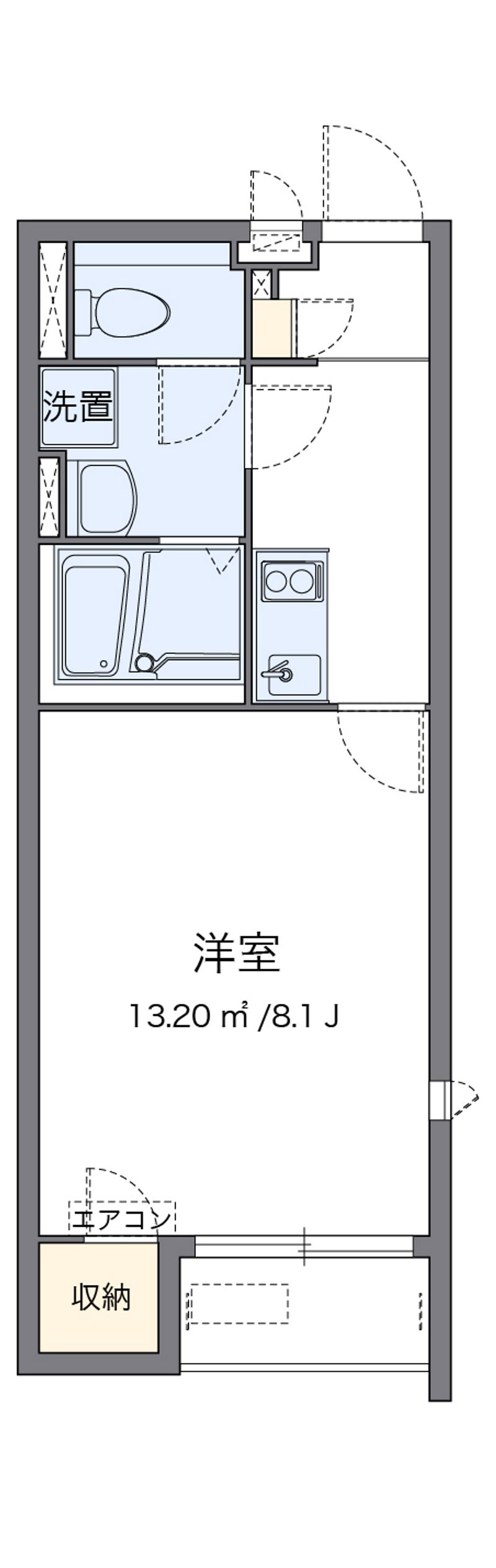 クレイノアベイユＮⅡ 間取図