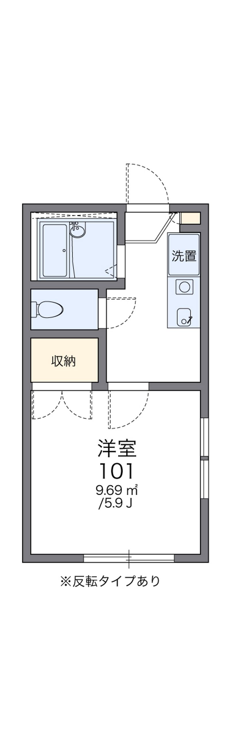 レオパレスＮｏｒｔｈＣｏｕｒｔ 間取図