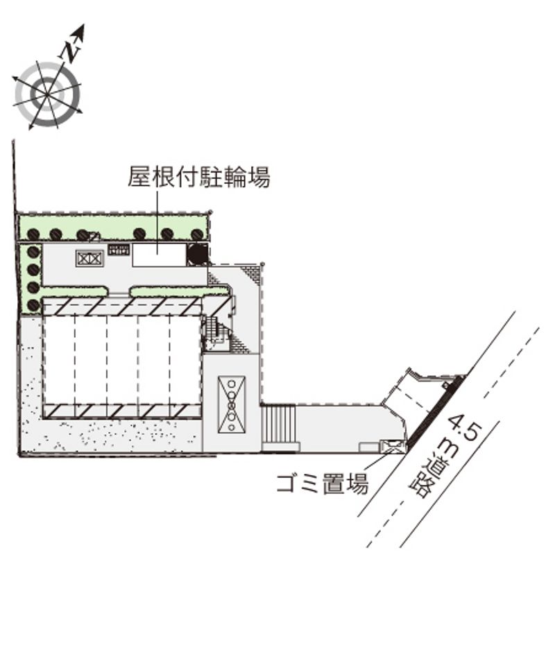 レオパレスタウン馬込沢 配置図