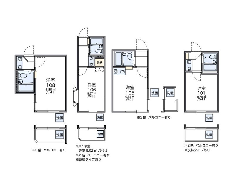 レオパレス西川口第２ 間取り