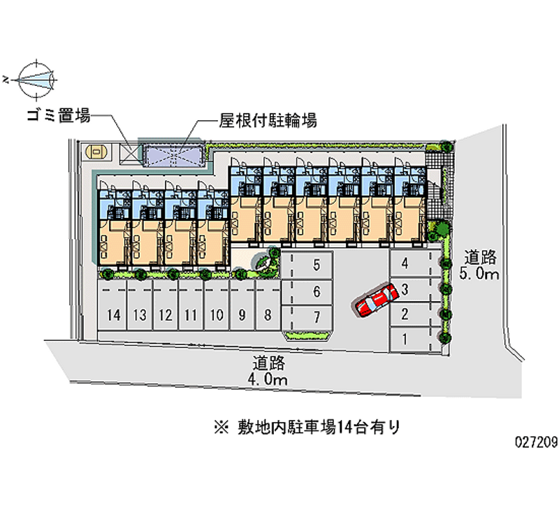 レオパレス踏入 月極駐車場