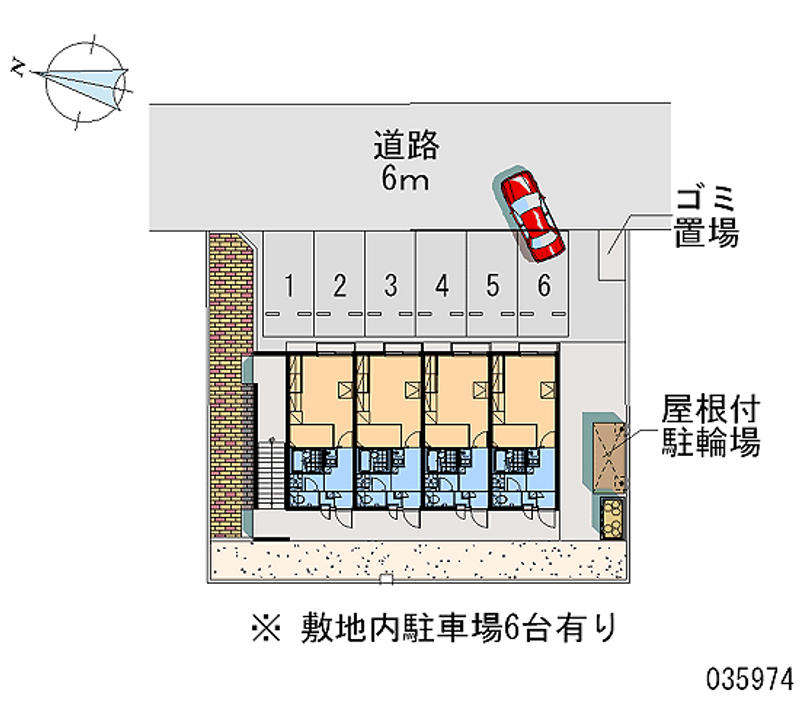 レオパレスみずほ２１ 月極駐車場