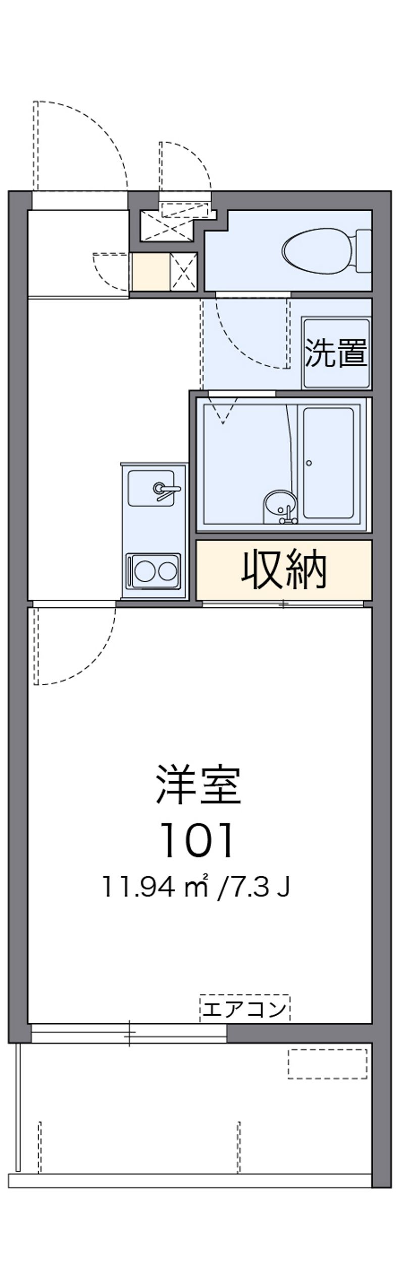 レオネクストサンティア 間取図