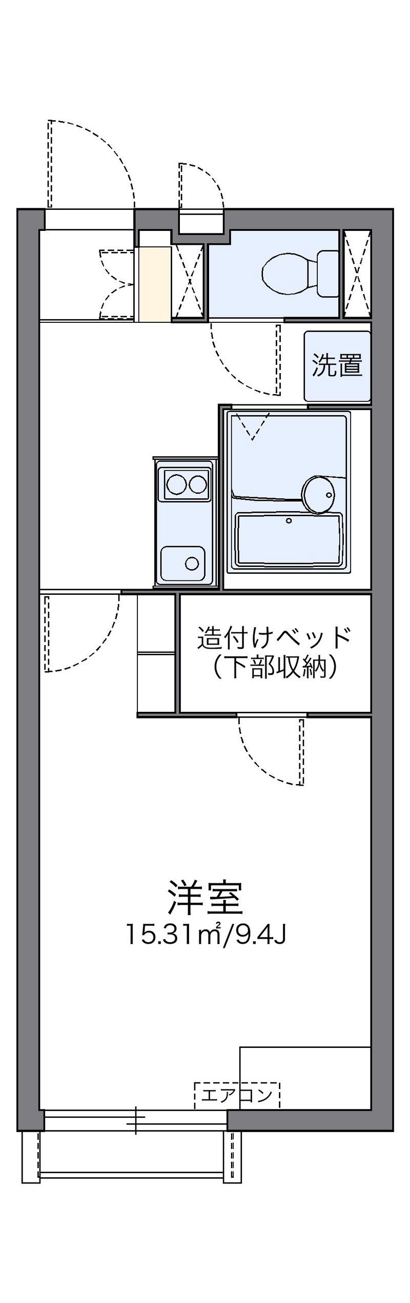 レオネクストＣＯＳＭＯＳⅡ 間取図