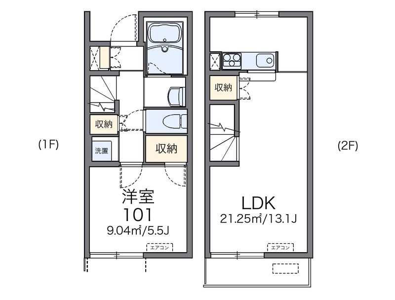 レオネクストパフェールＢ 間取図