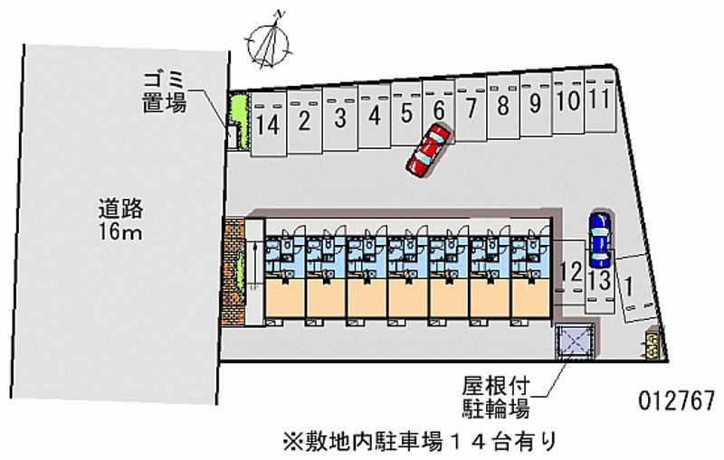 12767月租停車場