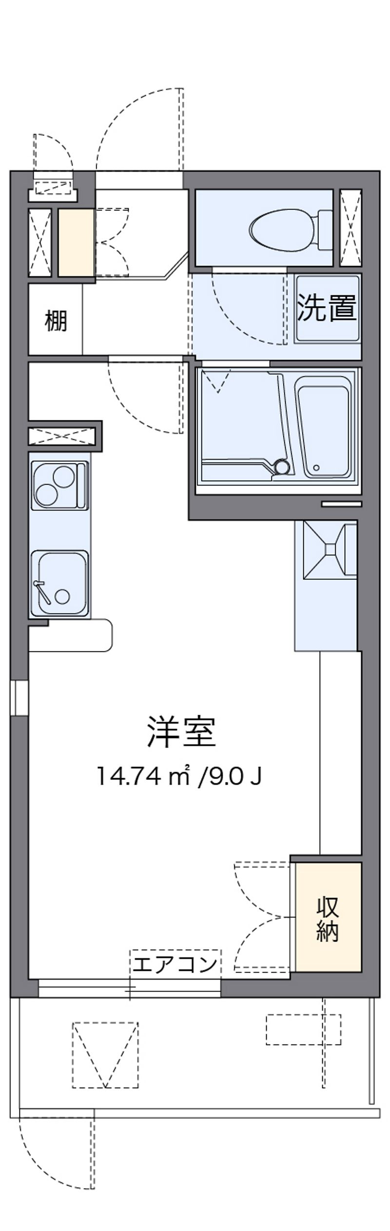 ミランダ山王 間取図