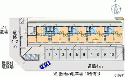 10991 Monthly parking lot