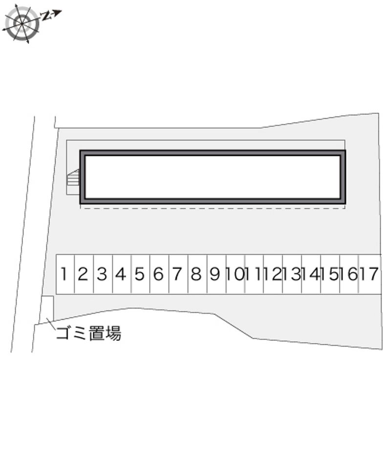 レオパレスＮＥＸＴ 配置図