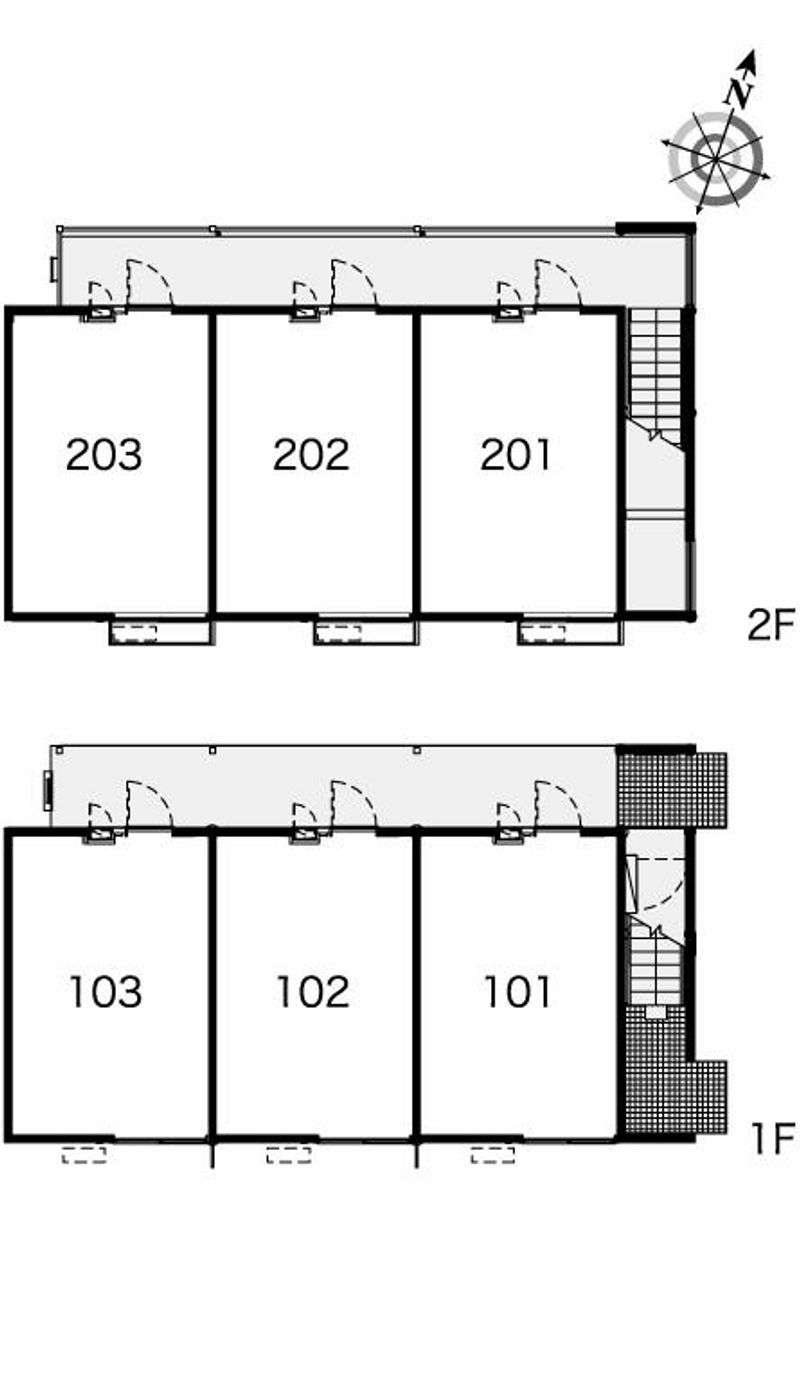 レオパレスニュー栄 間取り配置図