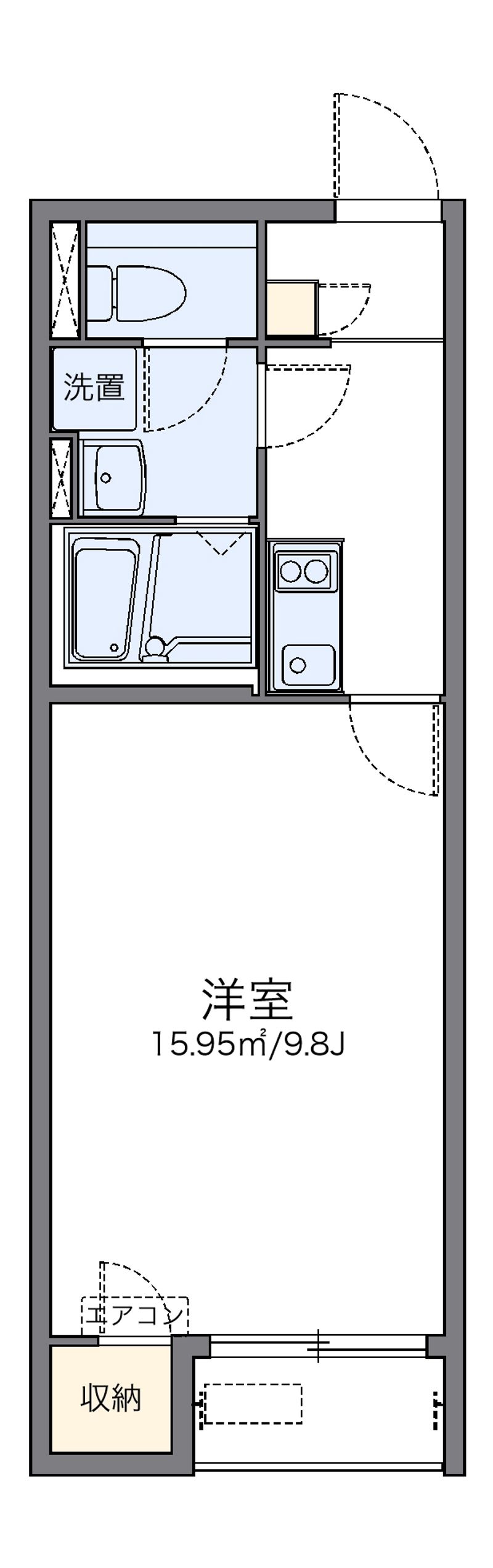 レオネクストグランジュ　レテ 間取図