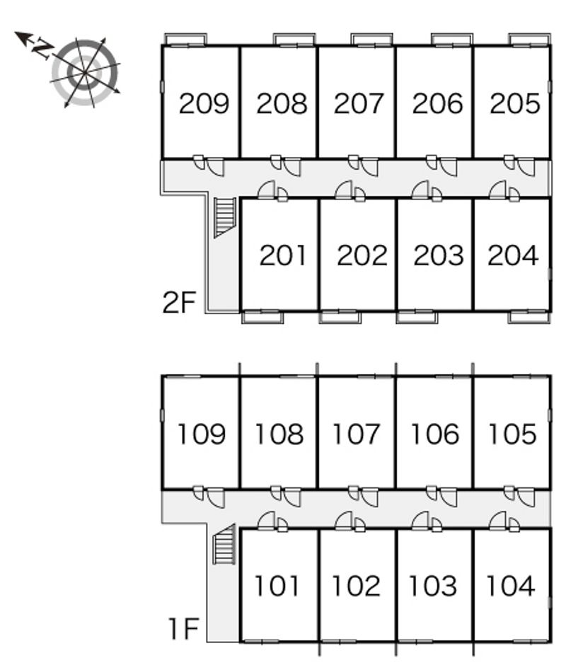 レオパレス杉山 間取り配置図