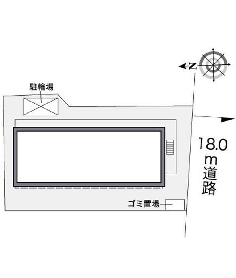 レオパレス春日 配置図