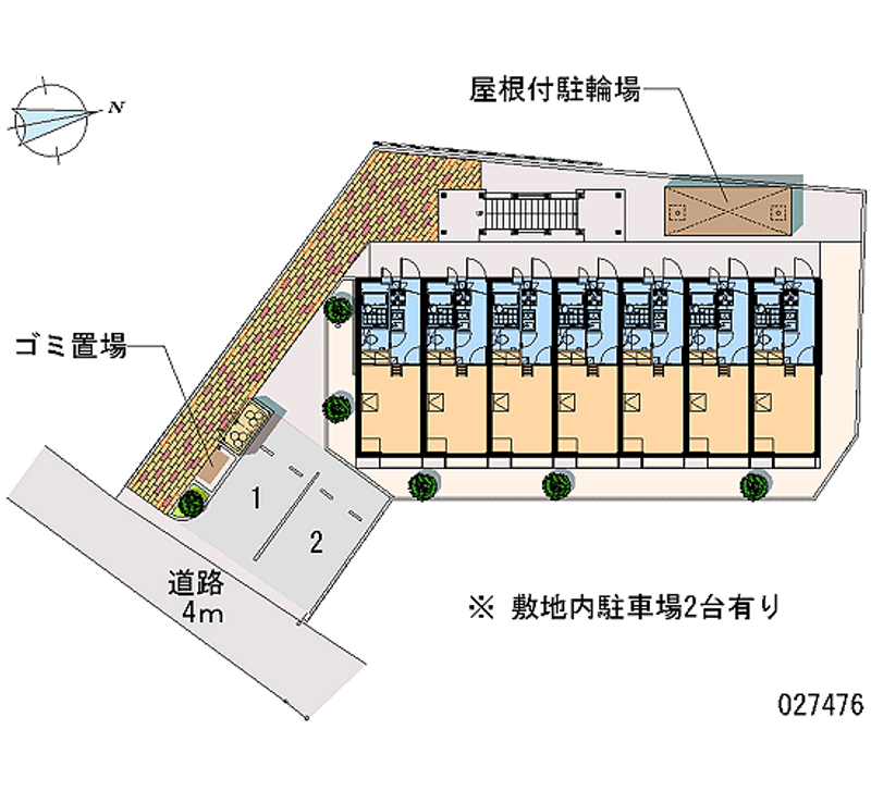 レオパレスルミエール 月極駐車場