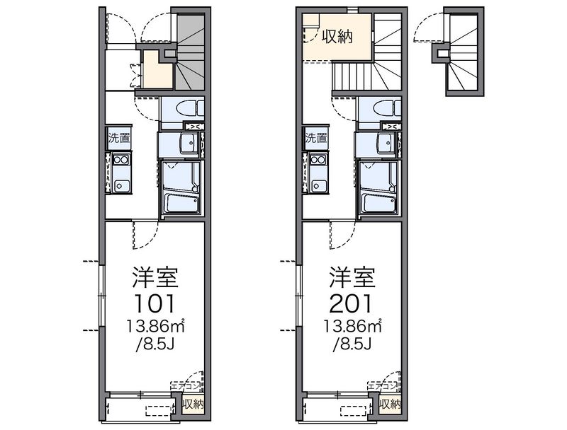 レオネクストプチフラージュ 間取り