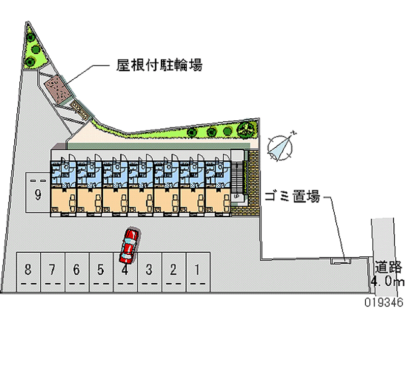 19346 Monthly parking lot