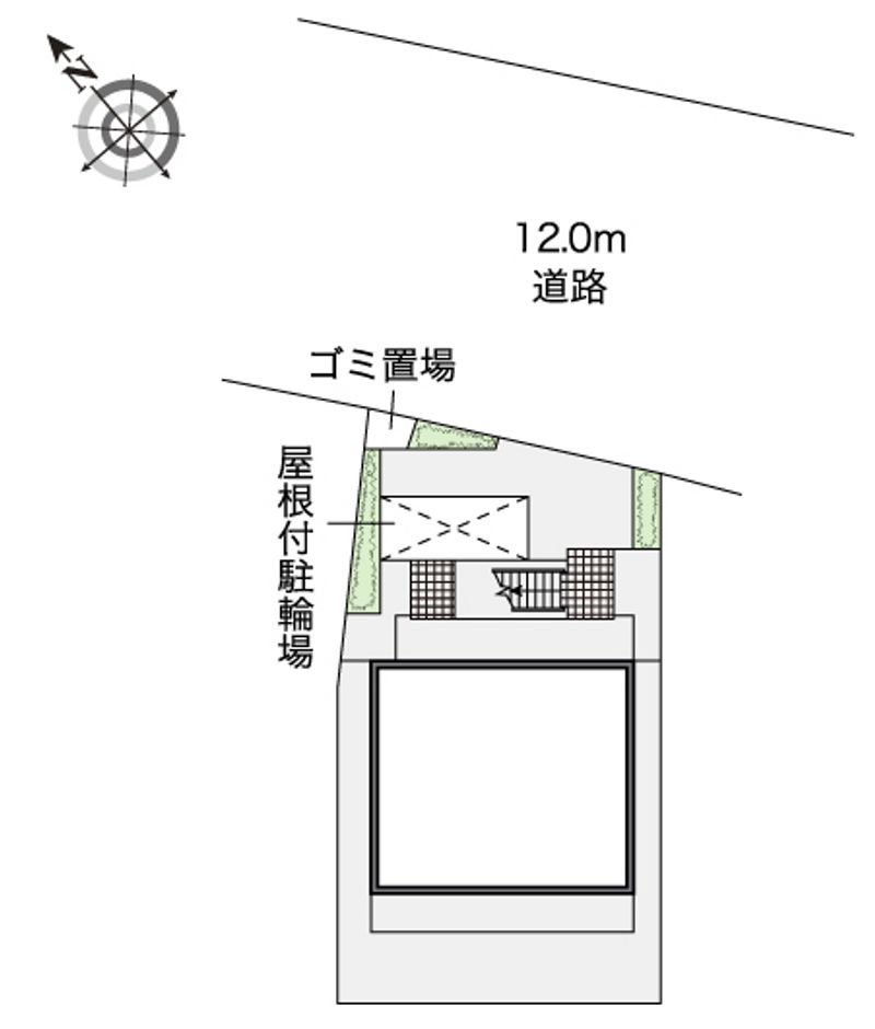 レオパレストウィンクル妙典Ｃ 配置図